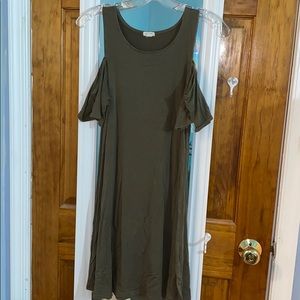 Garage Olive Green Dress